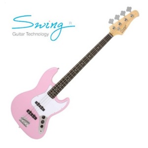 스윙 재즈킹 쉘핑크 Swing Jazz King 4 String bass(Shell Pink) 로즈우드지판